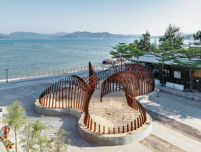 《新共享景觀》之 與人共享 | 2019 UABB 雙年展作品:海之韻 : 與自然對(duì)話(huà)的藝術(shù)裝置