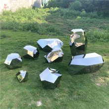 【戶(hù)外不銹鋼幾何塊面石頭雕塑藝術(shù)品房地產(chǎn)售樓處景觀小品落地?cái)[件圖片】戶(hù)外不銹鋼幾何塊面石頭雕塑藝術(shù)品房地產(chǎn)售樓處景觀小品落地?cái)[件